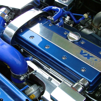 Vauxhall Engine Bay Polished