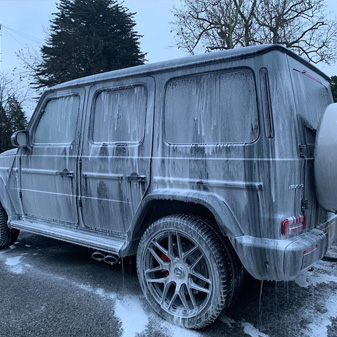 G-Class Snowfoam Cleaning