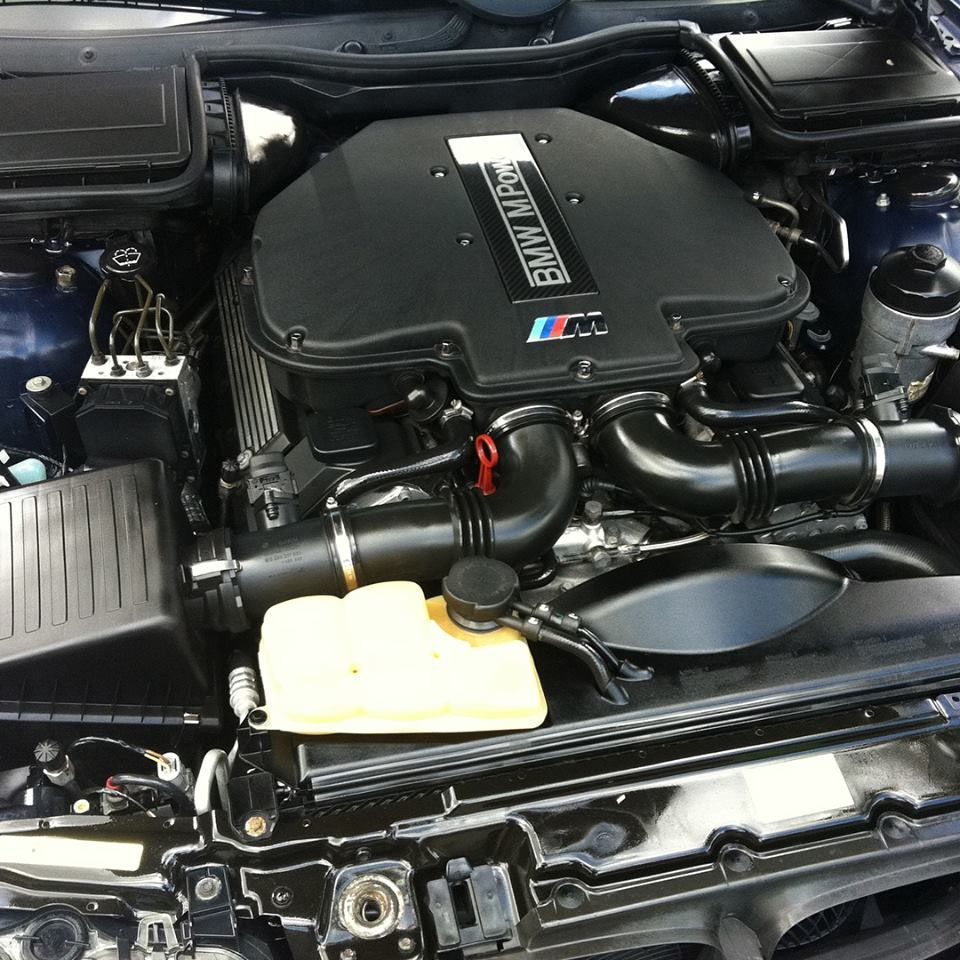 Clean BMW Engine Bay