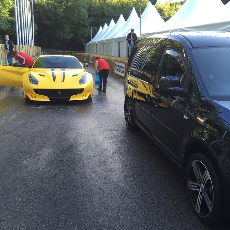 Goodwood Festival of Speed Valeting